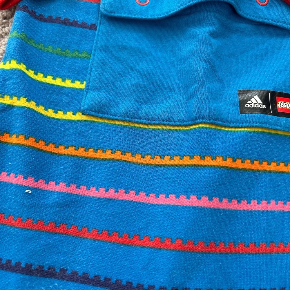 Adidas & Lego Boys One Piece Striped  PJ w Pocket

Size 12M - Picture 3 of 6